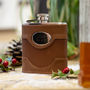 Personalised Leather Hip Flask, thumbnail 2 of 12