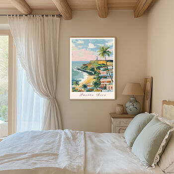 Pureto Rica Coastal Travel Art Print, 2 of 5