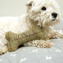 Personalised Tweed Dog Bone, thumbnail 5 of 6