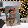 Personalised Family Sign Christmas Decoration And Card, thumbnail 5 of 10