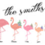 Personalised Family Flamingo Print, thumbnail 3 of 3