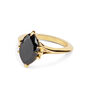 18ct Yellow Gold And Black Diamond Ring, thumbnail 1 of 4