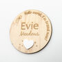 Hello World Baby Name Announcement Plaque Acrylic, thumbnail 5 of 12