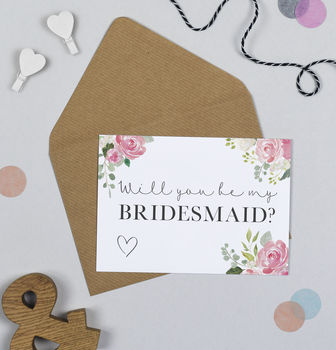 Manhattan Will You Be My Bridesmaid Card, 2 of 2