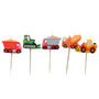 Digger Themed Birthday Cake Party Candles, thumbnail 2 of 3
