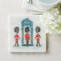Kings Guard, Soldier Italian Marble Drinks Coasters, thumbnail 3 of 3