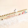 Personalised Festive Town Wooden Christmas Advent Countdown, thumbnail 1 of 2