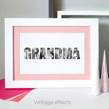 Personalised Grandma Photo Gift Print, 5 of 7