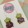 Cauldron Glitter Resin Earrings, thumbnail 4 of 5