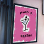 Martini Illustrated Cocktail Print, thumbnail 2 of 4