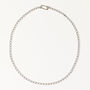 Catena Necklace Chain Sterling Silver Plated, thumbnail 2 of 4