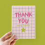 Cute Thank You Teacher Card, thumbnail 1 of 3