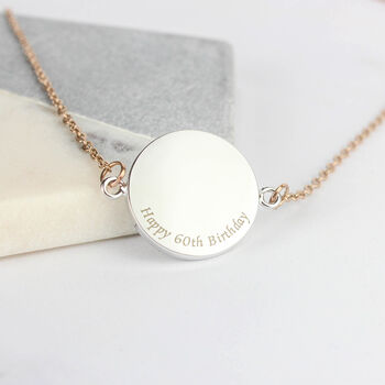 Personalised 60th Birthday Sixpence Coin Necklace, 12 of 12