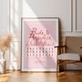 Pride And Prejudice Art Print | Pink Book Lover Gift, thumbnail 7 of 10