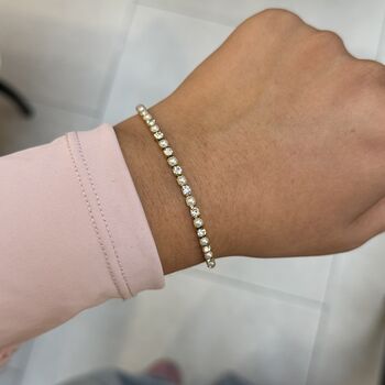 Pearl Girl Tennis Bracelet, 5 of 6