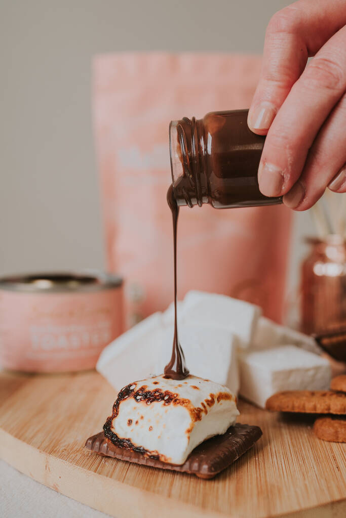 Luxurious Handmade Marshmallow S'mores Kit By S'more'a'licious