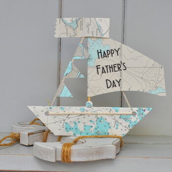 Personalised Father's Day Sail Boat Card, 7 of 11