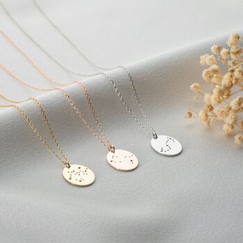 Sterling Silver Zodiac Constellation Necklace, 9 of 9