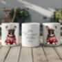 Personalised French Bulldog In Christmas Jumper Mug B, thumbnail 2 of 2
