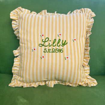 Embroidered Bespoke Cushions, 5 of 10