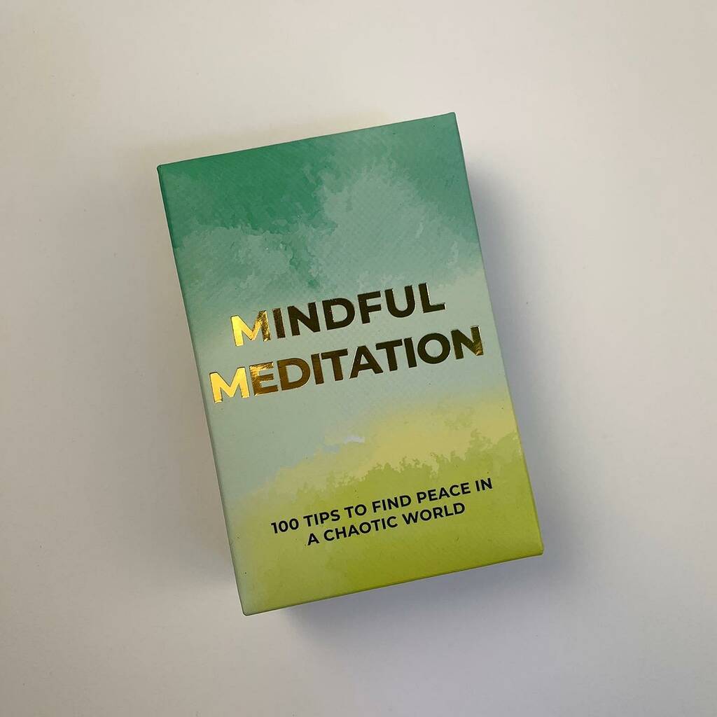 100 'Mindful Meditation' Cards By Nest | notonthehighstreet.com