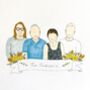 Personalised Family Portrait In Pen And Ink, thumbnail 7 of 7