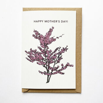Mother's Day Card Cherry Blossom Tree, 2 of 3