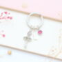 Personalised Ballerina Keyring Ballet Dancer Gift, thumbnail 8 of 10