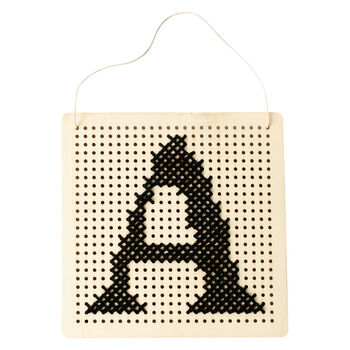 Embroidery Kit Wooden Board Pegboard, 5 of 7