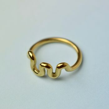 Golden Wave Ring, 2 of 2