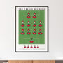 Manchester United Treble Winners Poster, thumbnail 3 of 8