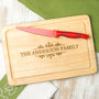 Personalised Christmas Table Cheese / Chopping Board, thumbnail 2 of 3