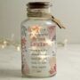 Personalised Floral LED Glass Jar, thumbnail 2 of 4