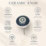 Bohemian Floral Drawer Knob, thumbnail 2 of 8