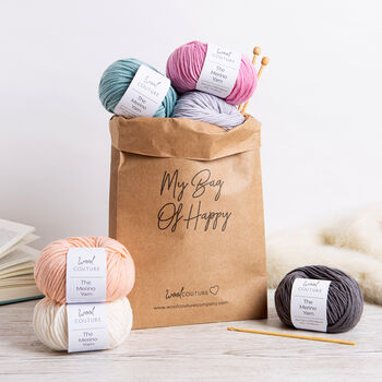 Personalised Baby Blanket Beginner Knitting Kit, 9 of 9