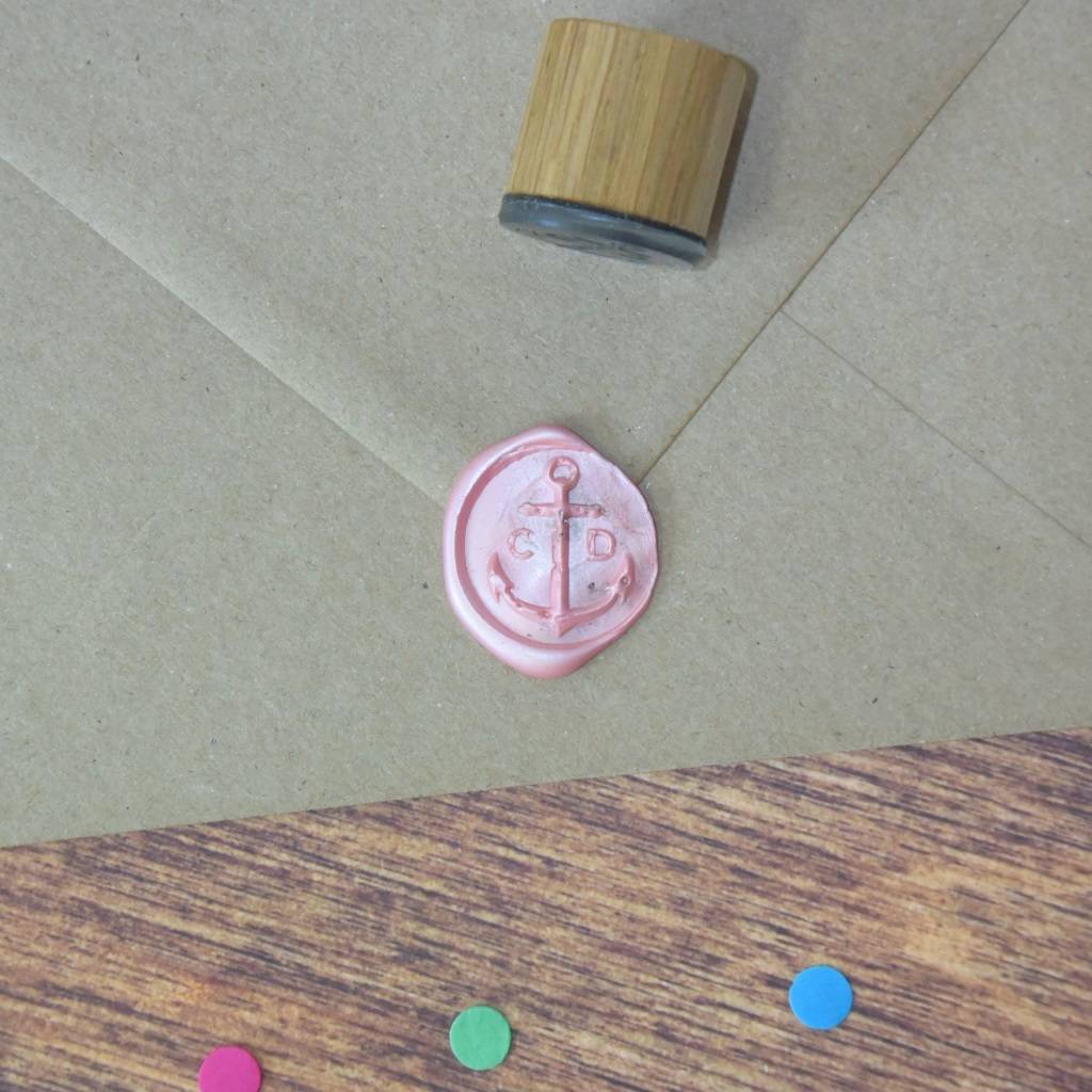 Personalised Anchor Wax Seal Stamp, 1 of 7