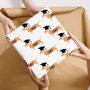Personalised Sausage Dog Graduation Wrapping Paper, thumbnail 1 of 3