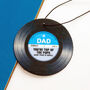 Vinyl Record Car Air Freshener For Dad, thumbnail 3 of 5
