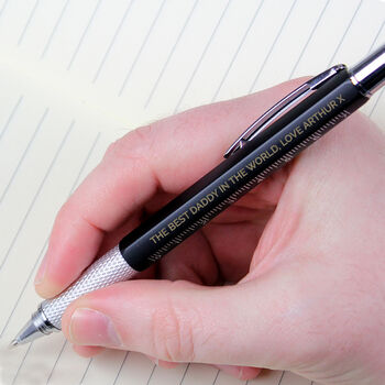 Gifts For Men Personalised Multi Tool Pen For Him, 3 of 10