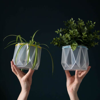 Two Origami Self Watering Eco Plant Pots, 12 of 12