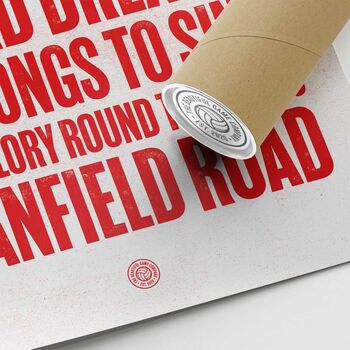 Liverpool 'Fields Of Anfield' Football Song Print, 3 of 3