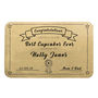 Personalised Gold Certificate Metal Sign, thumbnail 4 of 9