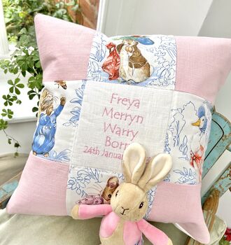 Patchwork Beatrix Potter© Name And Date, 2 of 7