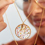 Personalised Pressed Meadow Flower Necklace, thumbnail 1 of 8