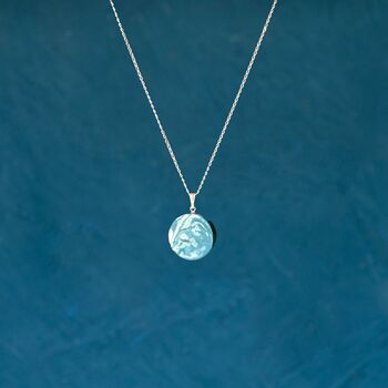 Neptune Planet Pendant Necklace, 4 of 5
