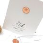 7th Copper Personalised Wedding Anniversary Card, thumbnail 2 of 4
