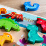 Personalised Name O Saurus Dinosaur Puzzle, thumbnail 2 of 6