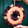 Festive Stars Christmas Wreath, thumbnail 3 of 4