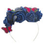 Hair Fascinator In Royal Blue Or Ivory, thumbnail 1 of 6