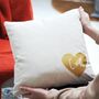 Personalised Couples Heart Cushion, thumbnail 2 of 6